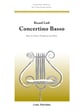 CONCERTINO BASSO BASS TROMBONE cover